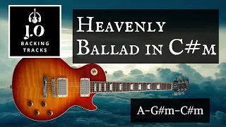 Heavenly Emotional Ballad Backing Track in C# minor｜58 BPM｜Guitar Backing Track