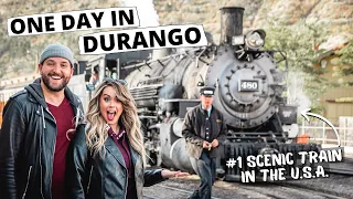 Colorado: One Day in Durango | Riding the historic Durango & Silverton Narrow Gauge Railroad & MORE!