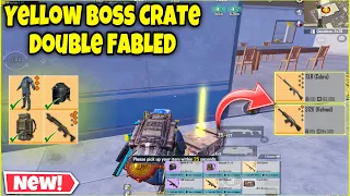 Metro Royale I Got Double FABLED Guns In Yellow Boss Crate New Map | PUBG METRO ROYALE