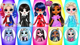 Marinette, Wednesday, Isabela, Elsa, Harley Quinn Monster High G3 | SurprisingDolls Paper DIY