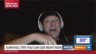 'Survivorman' shares tips on how to survive frigid temps during power outages