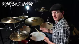 Drum Fills: 6 Stroke Roll/ Kick Pause - With KJ-Rias