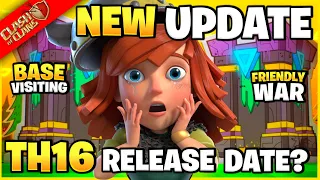 NEW UPDATE - TOWN HALL 16 RELEASE DATE CONFIRMED & DECEMBER UPDATE CLASH OF CLANS || COC LIVE