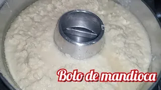 BOLO SIMPLES DE MANDIOCA