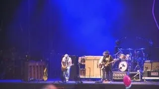 Neil Young performs at France's largest rock festival