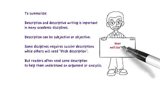 From Descriptive to Analytical writing