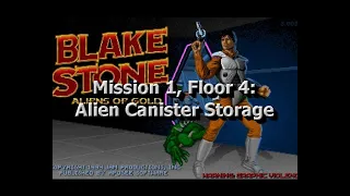 Blake Stone: Aliens of Gold Walkthrough (Mission 1, Floor 4)