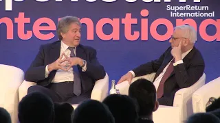 David Rubenstein in conversation with Leon Black at SuperReturn International 2019