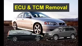 How to remove and install the ECU & TCM for Volvo cars that need the tool. - VOTD