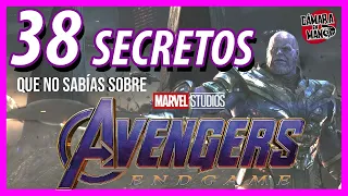 LO que NADIE sabía de AVENGERS: ENDGAME | 38 SECRETOS NUEVOS