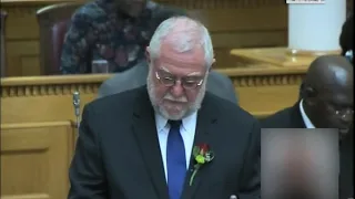 Finance Minister Calle Schlettwein tables budget for 2019/2020 financial year-NBC