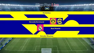 Borussia Dortmund vs Real Madrid - UEFA Champions League Final - eFootball PES Gameplay