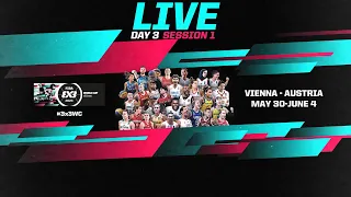 RE-LIVE | FIBA 3x3 WORLD CUP 2023 | Day 3/Session 1