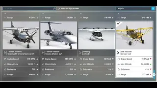 List of all aircraft || Microsoft Flight Simulator 2020 || Xbox Series S