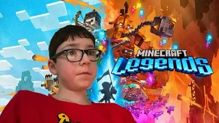 A new game!! Minecraft legends trailer reaction (harrytube / gaming)