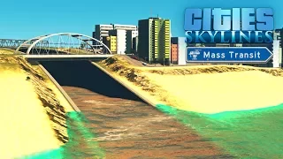 Cities Skylines Mass Transit - Водоотводные каналы! #26