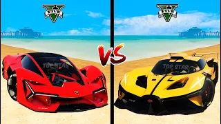 Lamborghini Terzo Millennio VS Bugatti Bolide | GTA 5