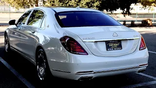 2018 Mercedes-Benz Maybach S600 White Exterior 4K Resolution