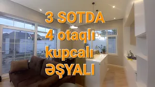 📌MASAZIRDA 3 sotda 4 otaqlı əşyalı şəxsi tikili heyet evi