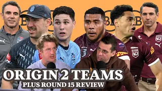 Bloke In A Bar - Origin 2 Team Selection Review + Round 15 Review w/ SC Playbook