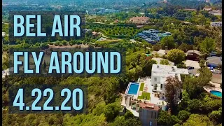 4K Bel Air Fly Around, Elon Musk, Dan Bilzerian Houses.