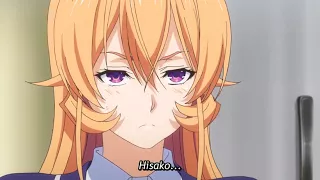 Erina Jealous Yukihara With Hisako | Shokugeki no Souma (Season 3)
