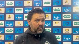 Paul Hartley Post-Match Reaction | vs Kilmarnock | Scottish Cup