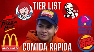 TIER LIST de COMIDA RAPIDA (ft. Juan Ayuso) | Sin Credenciales