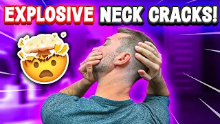 THE LOUDEST NECK CRACKS COMPILATION😱🔥No Talking ASMR😍Super Satisfying