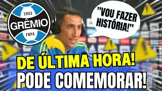 🚨URGENTE! ACABOU DE SER CONFIRMADO! PODE COMEMORAR TORCEDOR! ULTIMAS NOTICIAS DO GREMIO DE HOJE!!