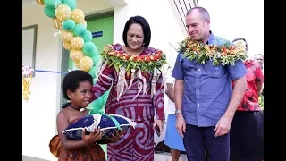 Fijian Minister for Health officiates as chief guest at the opening of the MCH in Koro