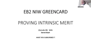 EB2-NIW Green card  DIY EP4B (Documenting merit & National Importance )