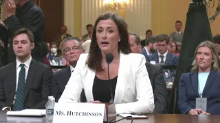 Jan. 6 hearing with testimony from ex-White House aide Cassidy Hutchinson on June 28, 2022 (Part 1)