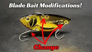Blade Bait Modifications To Double Your Bites!