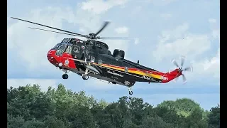 Nice ARRIVAL &  SHUT DOWN; Sea King, Belg.AF,  Belg.AF Days 2018 at KB