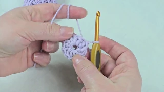 Cercul magic, cum crosetam in cerc. Notiuni introductive in crochet. | Tutorial croșetat începători