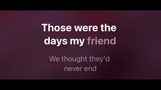 Those were the days karaoke mmoEm-2 female lower ( original by Mary Hopkin)with lyrics