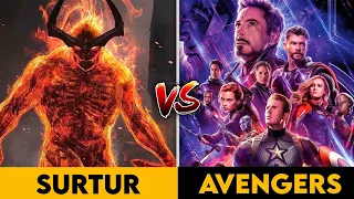 Avengers Vs Surtur | Kya Avengers Fire Denom Surtur ko Hara sakte hai ? | SUPERHERO STUD10S