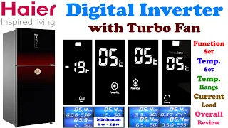 Haier Digital DC Inverter Fridge. Function Setting, Temperature Setting & Power Consumption in Urdu