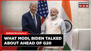 G20 Summit India | Biden, Modi Talk Big On Nuclear Power, Defense Deals | Delhi G20 | English News