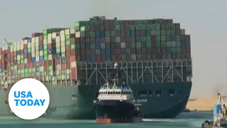 Suez Canal: Stuck container ship Ever Given free and on the move | USA TODAY