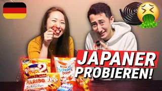 JAPANER probieren zum 1. Mal DEUTSCHE Süßigkeiten
