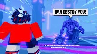 I DEFEATED NEW UPDATE OGRE BOSS in Roblox Blade Ball