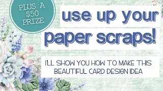 USE UP YOUR SCRAPS | MAKE STRIP CARDS | I have a GIFT VOUCHER for one of my SUBSCRIBERS!