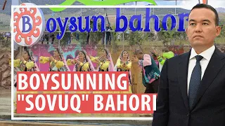 "Boysun bahori" fermerlarning yerini tortib olmoqda