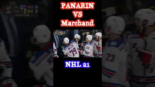PANARIN VS Marchand | NHL | hockey | Boston VS New-York Rangers | #shorts