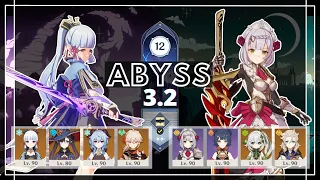 Ayaka & Noelle | Spiral Abyss 3.2 | Floor 12 【Genshin Impact】