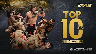 Top 10 MMA Submissions BRAVE CF | FREE MMA Fight | BRAVE TV | Best MMA Submissions 2022