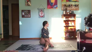 Hip opening yoga