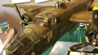 Completed HK Models 1/32 Scale B25 Mitchell